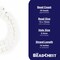 The Bead Chest White Circular Natural Wood Beads (15x15mm): Organic Eco-Friendly Wooden Bead Strand for DIY Jewelry, Crafts, Necklace and Bracelet Making